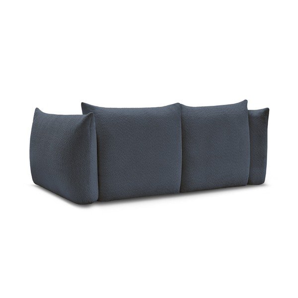 Ciemnoniebieska sofa z materiału bouclé 234 cm Azra – Bobochic Paris-image-4
