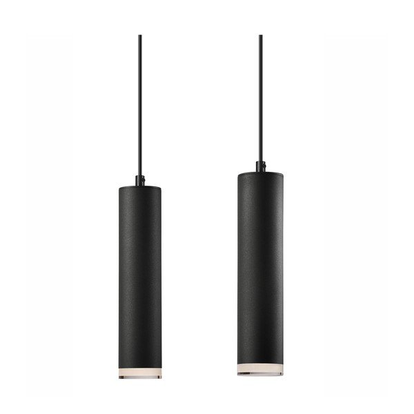 Czarna lampa wisząca − LAMKUR-image-4