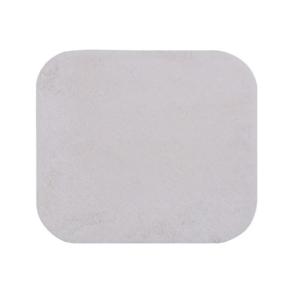 Biały dywanik łazienkowy Miami, 55x57 cm