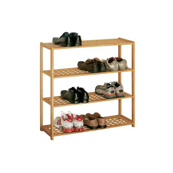 Szafka na buty z drewna orzecha Premier Housewares Shoe Rack, 79x80 cm