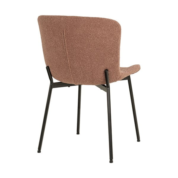 Ceglaste krzesła zestaw 2 szt. Maceda – House Nordic-image-3