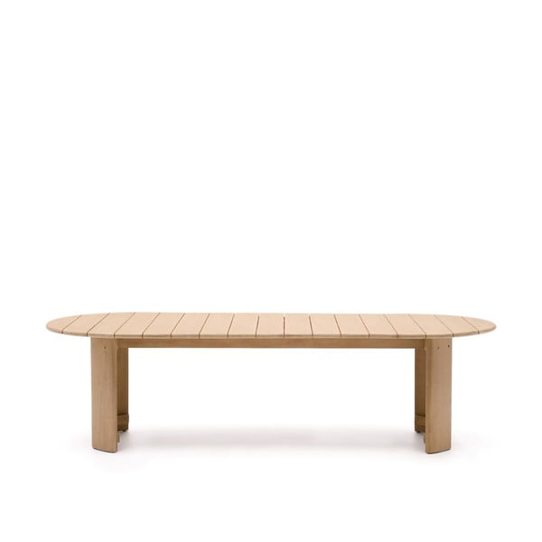 Stół z litego drewna eukaliptusowego 110x280 cm Xoriguer – Kave Home-image-2