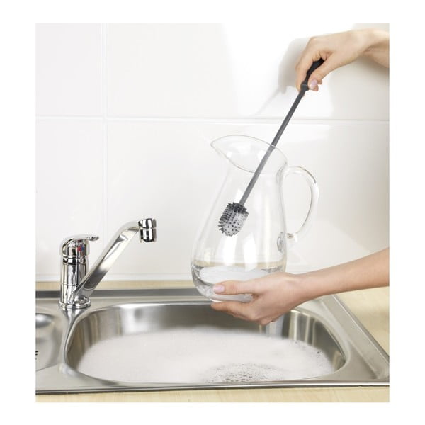 Silikonowa szczotka do mycia naczyń Wenko Brush, 38 cm-image-3