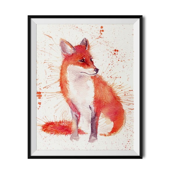 Plakat Wraptious Splatter Fox