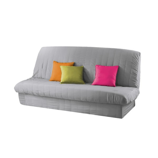 Jasnoszary elastyczny pokrowiec na sofę 3-osobową Essentiel – douceur d'intérieur