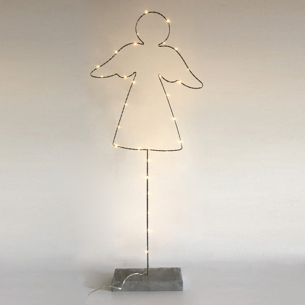 Lampa stołowa LED z betonową podstawą Opjet Paris Angel, 50 cm