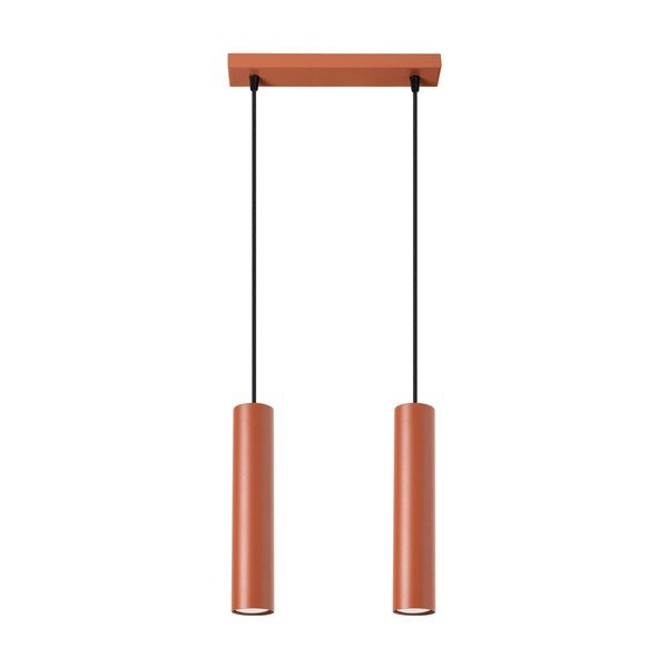 Ceglasta lampa wisząca Castro – Sollux