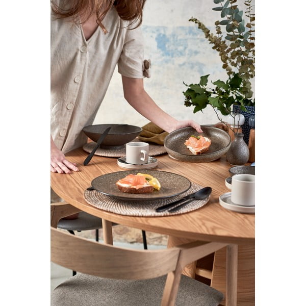 Biała rattanowa mata stołowa Tiseco Home Studio, ⌀ 36 cm-image-4