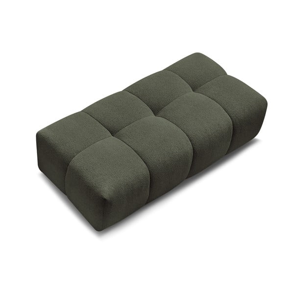 Zielony podnóżek z tkaniny szenilowej Everest – Bobochic Paris-image-4