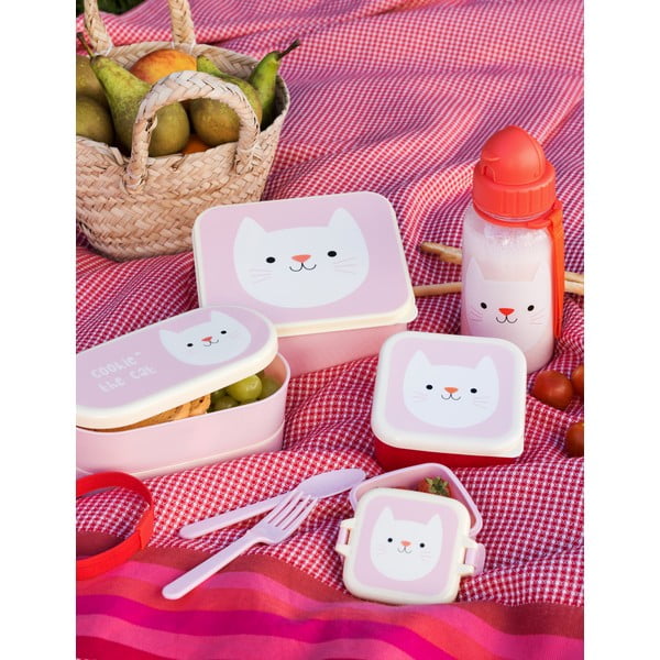 Różowy pojemnik Rex London Cookie the Cat-image-1