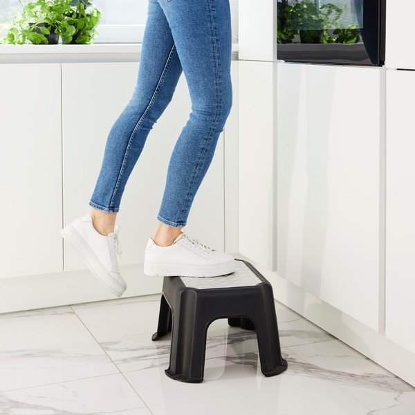 Czarny stołek Paso – Rotho-image-1