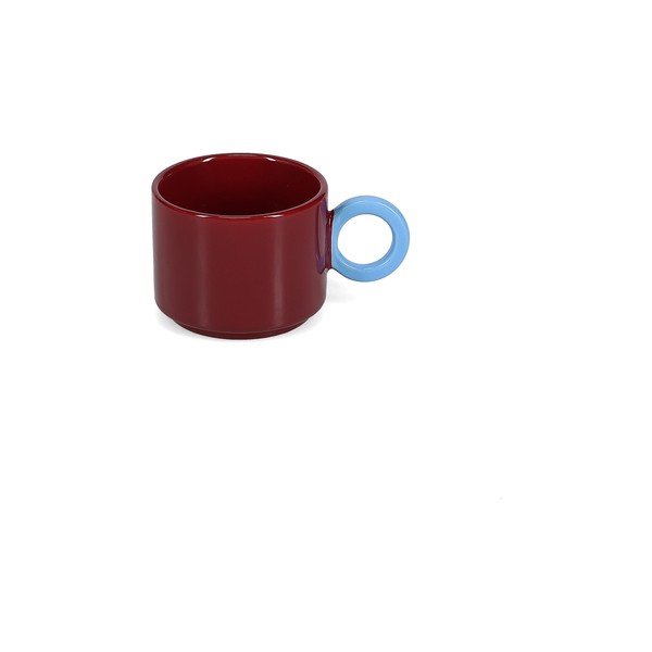 Bordowy kamionkowy kubek 280 ml Lou – ONA-image-3
