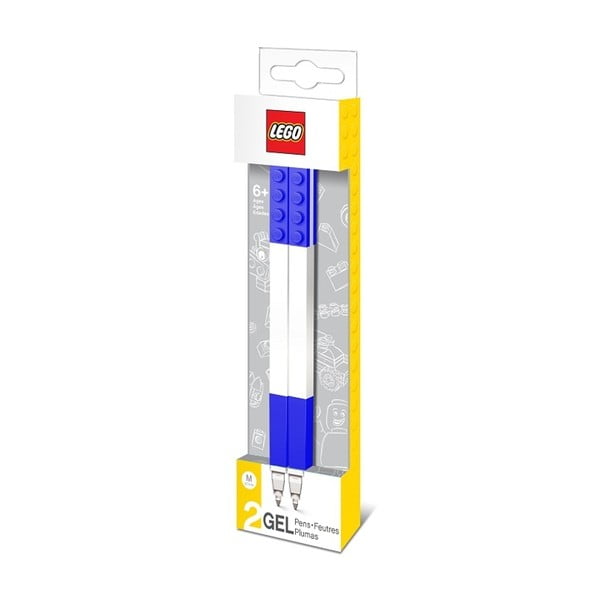 Komplet 2 niebieskich długopisów żelowych LEGO®