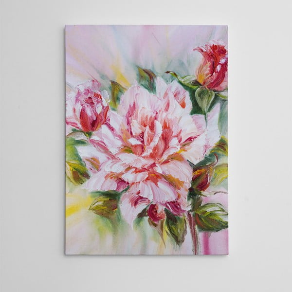 Obraz na płótnie "Różowy kwiat", 50x70 cm