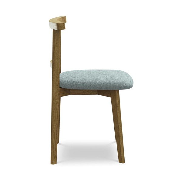 Niebieskie krzesło z litego drewna Ohelo – Makamii-image-2