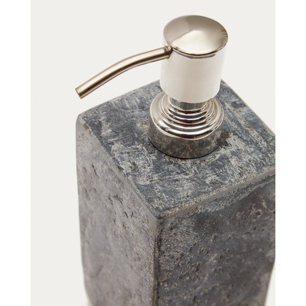 Szary kamienny dozownik do mydła Macinne – Kave Home-image-4