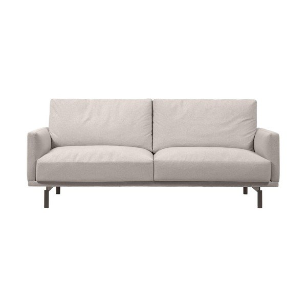 Beżowa sofa  z tkaniny szenilowej 214 cm Galene – Kave Home