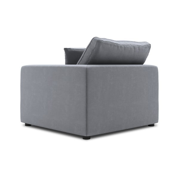 Szara narożna część sztruksowej sofy modułowej Windsor & Co Sofas Galaxy, prawostronna-image-3