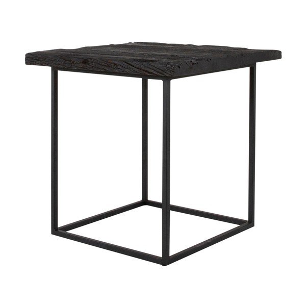 Stolik z blatem z drewna egzotycznego Canett Hayes Will, dł. 50 cm-image-1