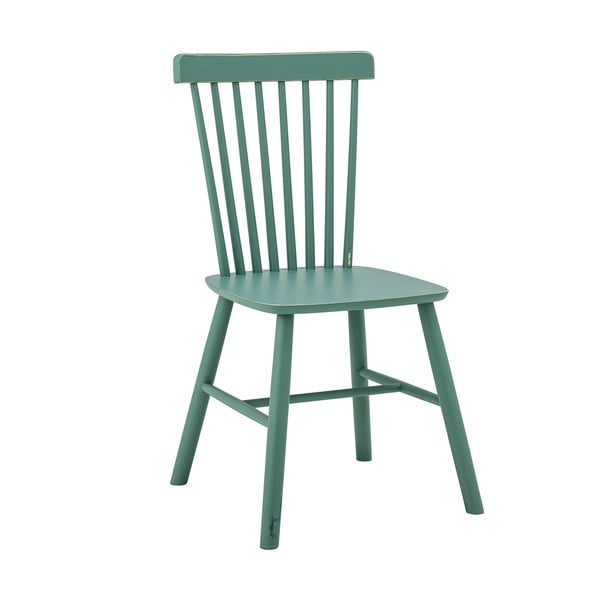 Jasnozielone krzesła z litego drewna kauczukowego zestaw 2 szt. Mill – Bloomingville