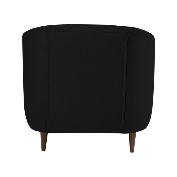 Czarny aksamitny fotel Kooko Home Glam-image-3