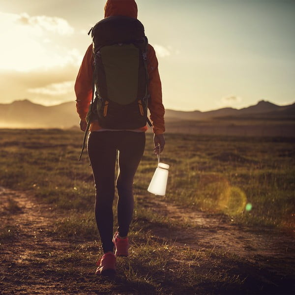 Biało-brązowa lampa stołowa LED (wysokość 20 cm) Bruno – Fischer & Honsel-image-1