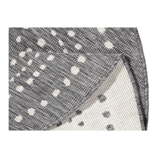 Szary okrągły dywan dwustronny odpowiedni na zewnątrz NORTHRUGS Bali, ⌀ 200 cm-image-4