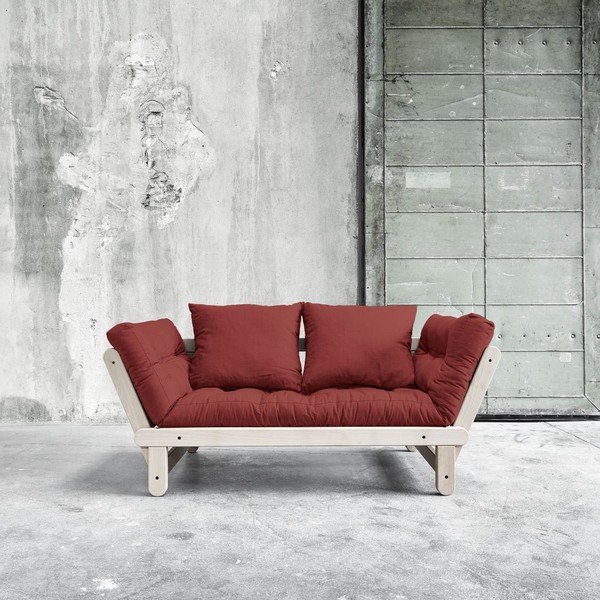 Sofa rozkładana Beat Beech/Passion Red-image-3