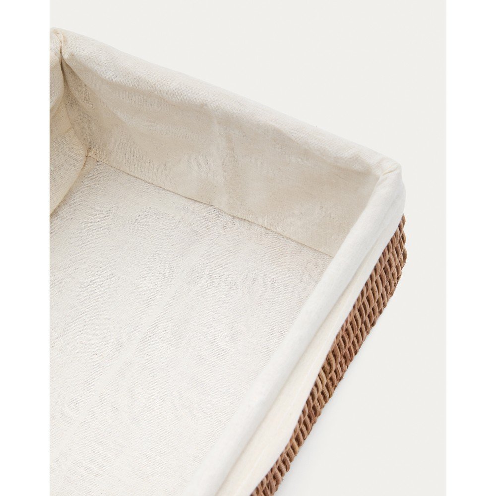Rattanowe koszyki zestaw 2 szt. 28x20x10 cm Indali – Kave Home (zdjęcie 6)