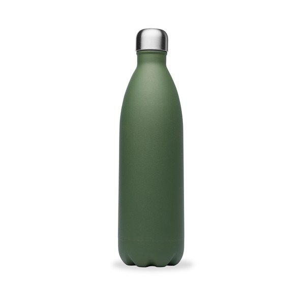 Zielona butelka podróżna ze stali nierdzewnej 1 l Granite – Qwetch-image-2