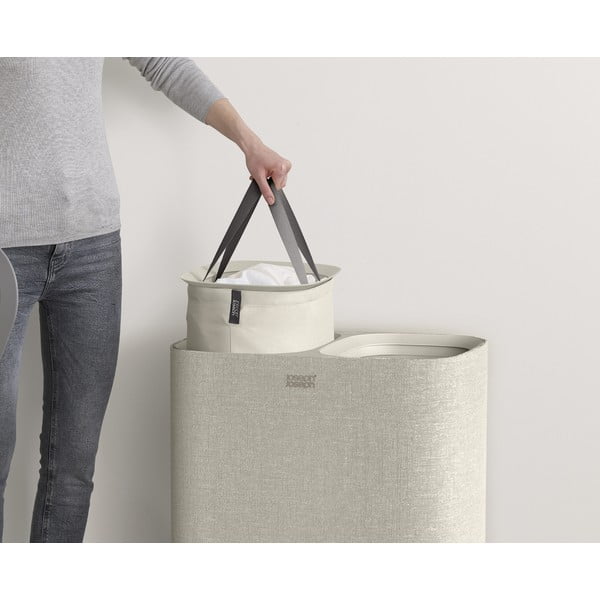Tekstylny kosz na pranie 45+45 l Tota – Joseph Joseph-image-4