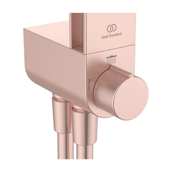 Jasnoróżowy metalowy zestaw prysznicowy 110 cm ALU+ – Ideal Standard-image-2