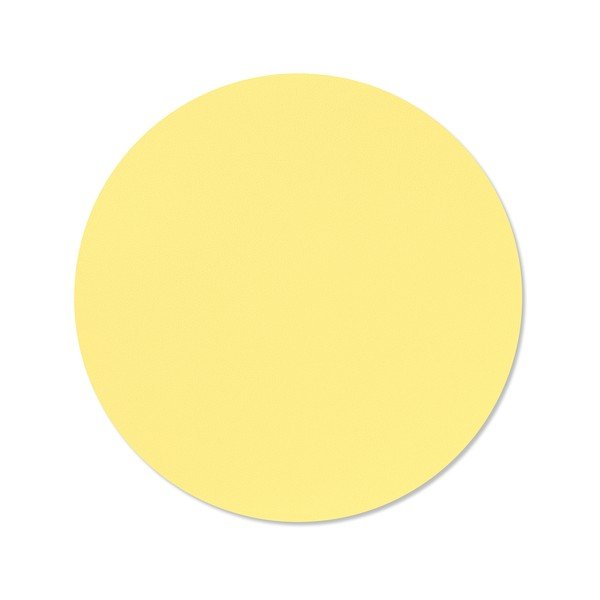 Mata stołowa ze skóry ekologicznej ø 30 cm Circle M Nupo – LIND DNA