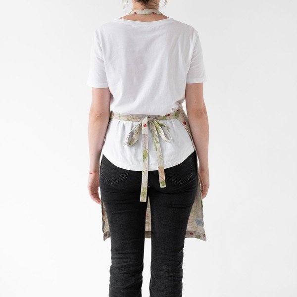Świąteczny lniany fartuch Linen Tales Daily Apron Jingle Bells, 80x55 cm-image-2