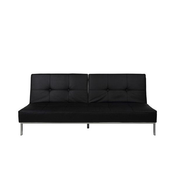Czarna sofa rozkładana Actona Perugia-image-2