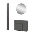 Antracytowy zestaw do przedpokoju Ameca 2.0 – Germania