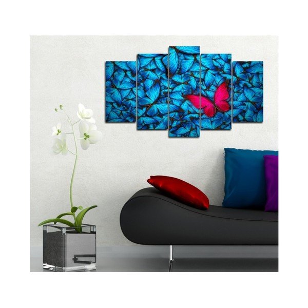 Obraz wieloczęściowy 3D Art Azul Feel, 102x60 cm-image-1