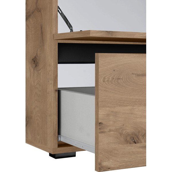 Szafka pod umywalkę w dekorze dębu 60x55 cm Wisla – Støraa-image-1