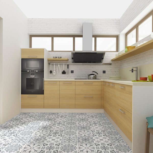 Naklejka wodoodporna na podłogę Ambiance Amos, 90x60 cm-image-1