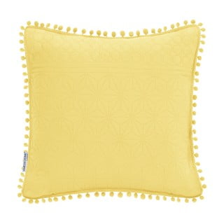 Żółta poduszka dekoracyjna AmeliaHome Meadore, 45 x 45 cm