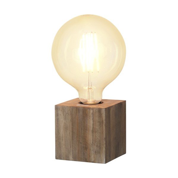 Brązowa podstawa lampy 9 cm Kub – Star Trading-image-2