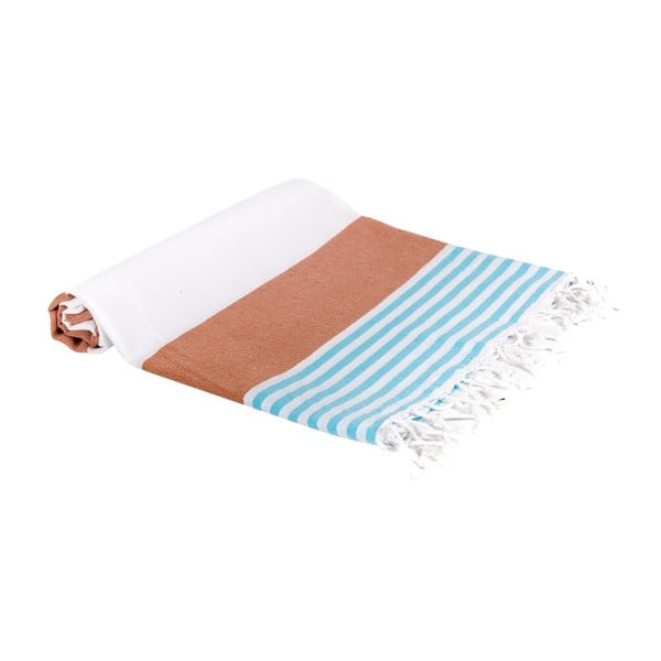 Ręcznik hammam z ręcznie tkanej bawełny ZFK Joakim, 180x100 cm