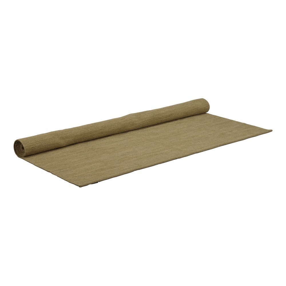 Wełniany dywan tkany ręcznie w kolorze khaki 240x340 cm Moorfields – Rowico