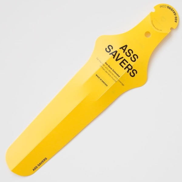Żółty wydłużony błotnik tylny Ass Savers