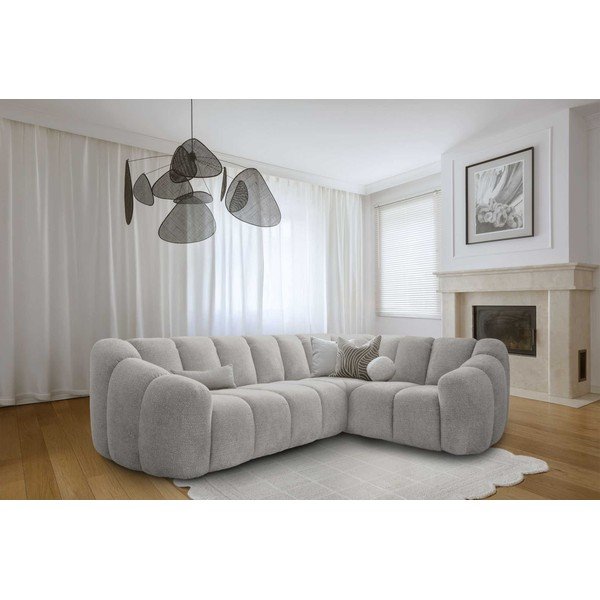 Jasnoszary narożnik (prawostronny/w kształcie litery L) Shell – Miuform-image-2