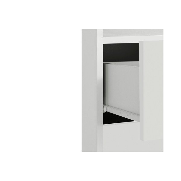Biała wysoka szafka łazienkowa 60x121 cm Mirza – Støraa-image-3