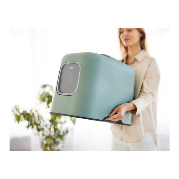 Zielony zestaw kuwety i łopatki Biala – Rotho-image-3