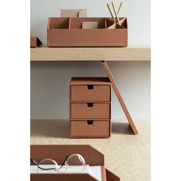 Kartonowy organizer z szufladką Ingrid Restore Paper Laminate – Bigso-image-1