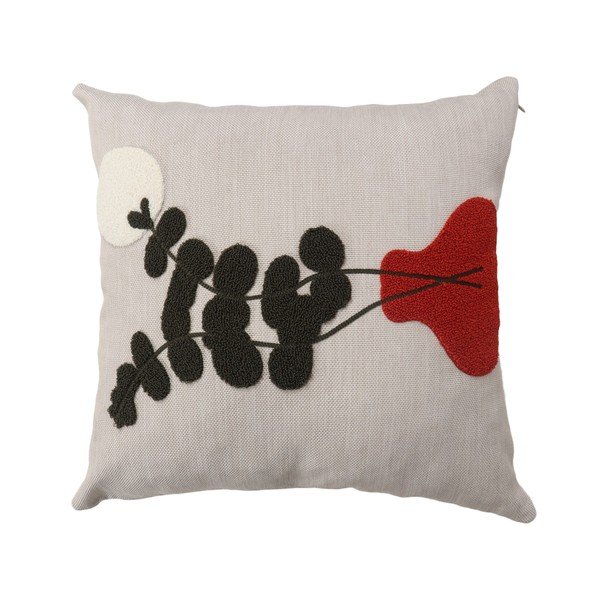 Lniana poduszka dekoracyjna 43x43 cm Vazo – Mioli Decor