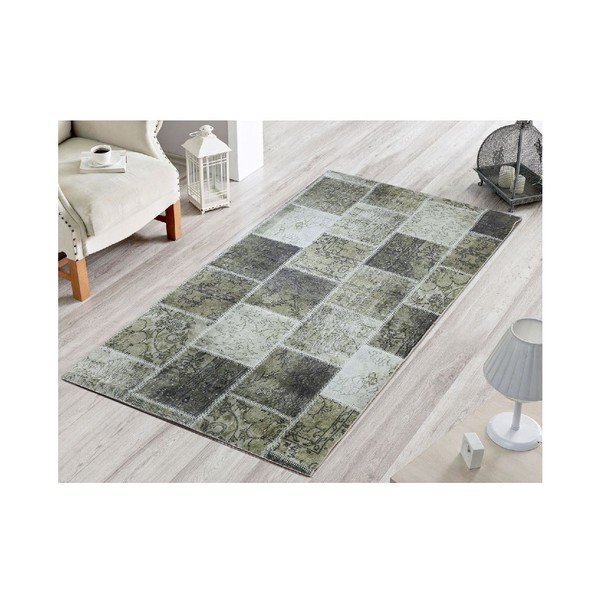 Dywan Patchwork Yesil, 80x150 cm-image-1